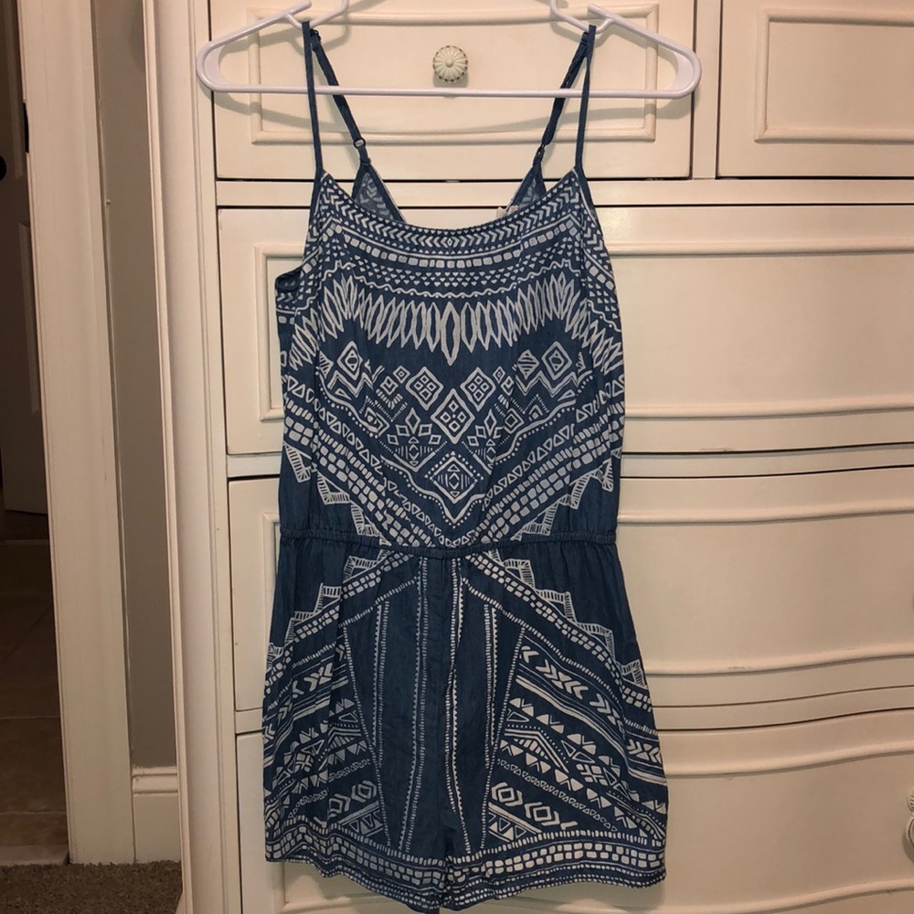 Denim Romper